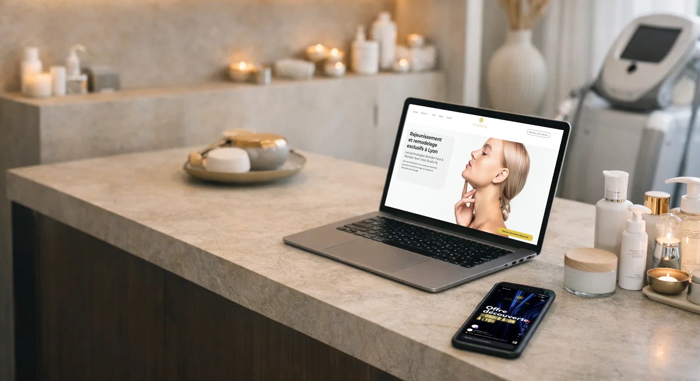 SEO et communication digitale pour Studio16 à Lyon : refonte web et stratégie de visibilité