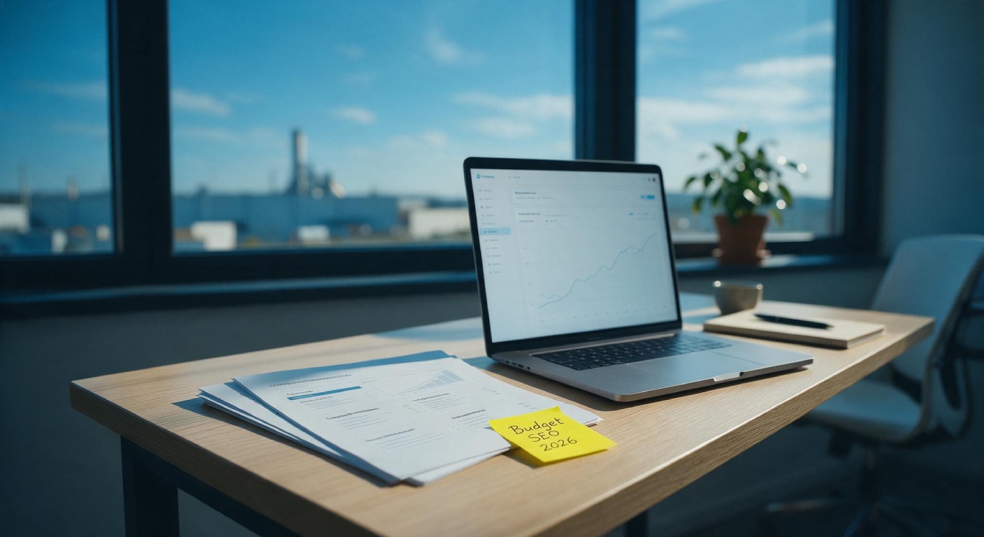 consultant SEO indépendant qui chiffre un budget de référencement naturel pour une TPE