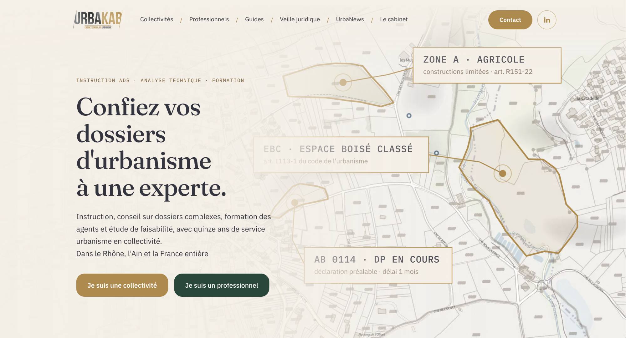 Refonte complète et nouvelle architecture SEO urbakab.fr